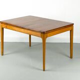 Danish Extendable Solid Teak Dining Table by Glostrup, 1970s