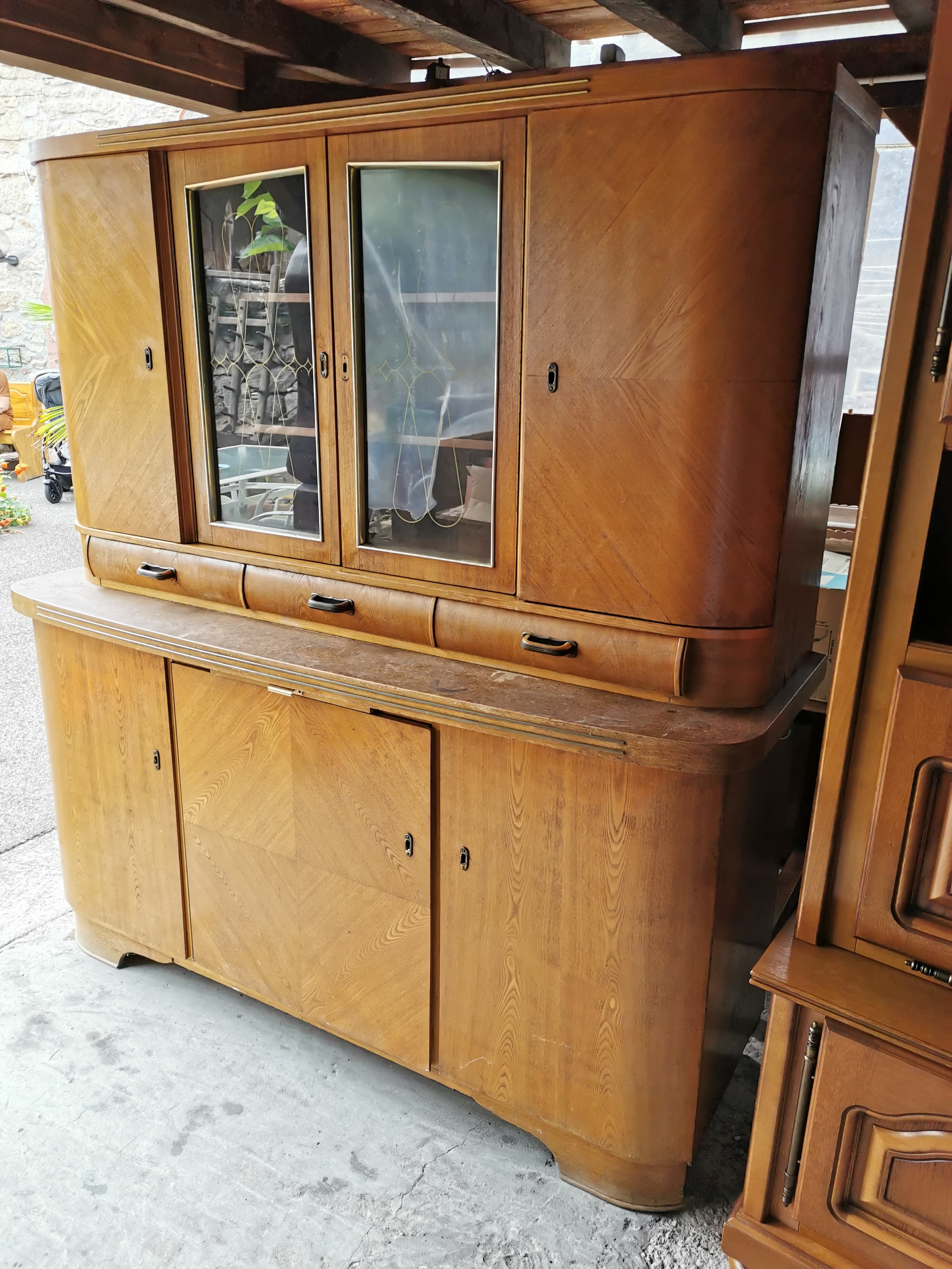 Buffet vaisselier années 70