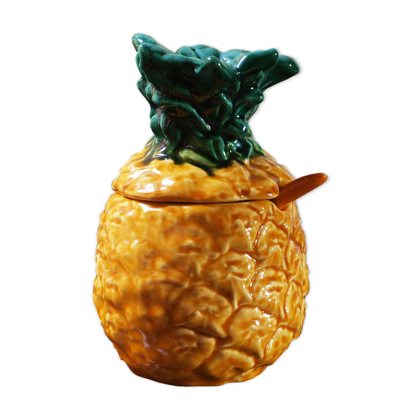 Ceramic pineapple sugar box