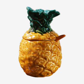 Ceramic pineapple sugar box