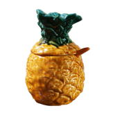 Ceramic pineapple sugar box