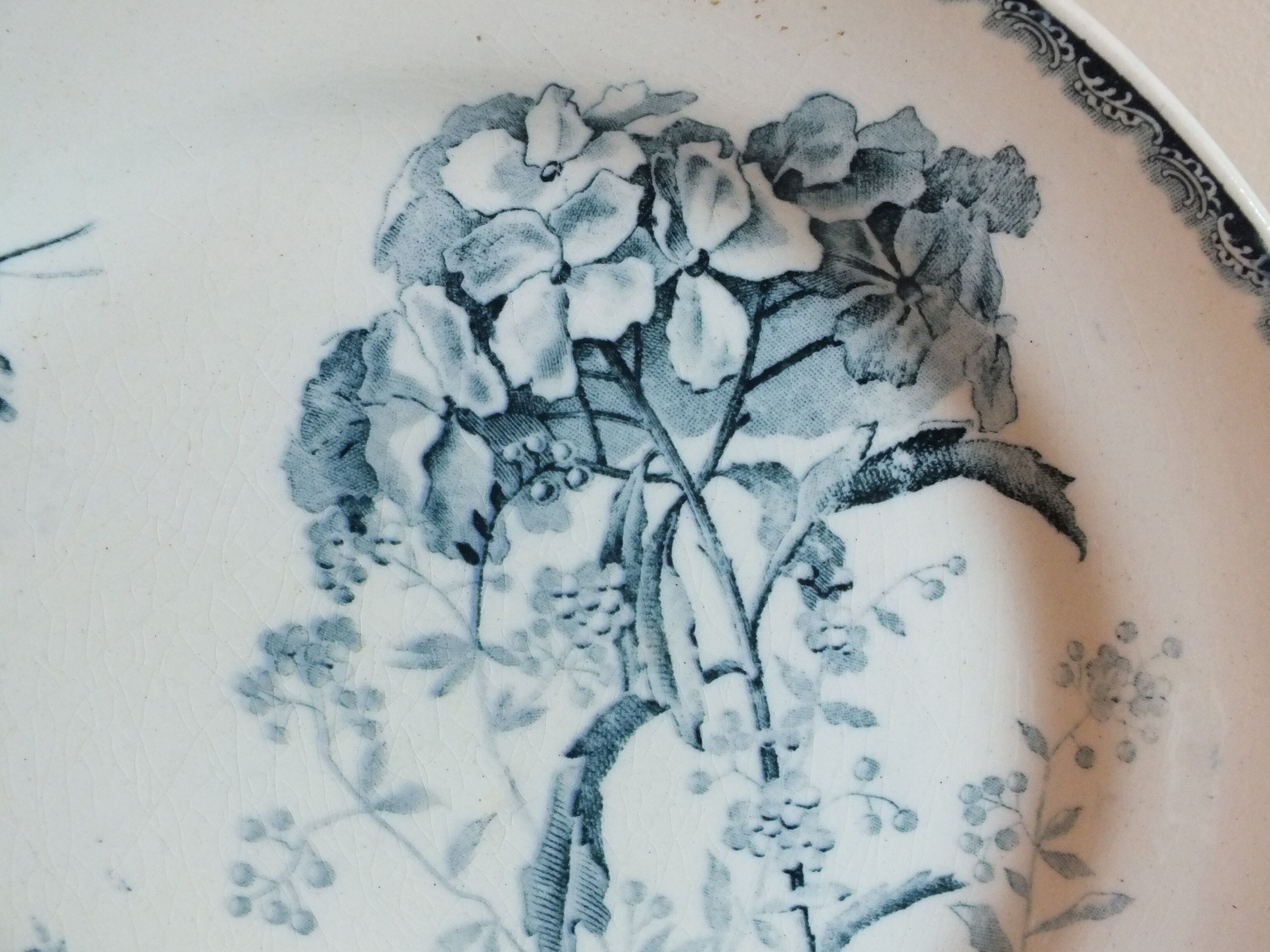 4 Flat plates in Terre de Fer Choisy le Roi HB service Provençal