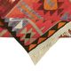Turkish Handwoven Vintage Herki Kilim 92 cm x 365 cm