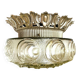 Decorative flush mount wall or ceiling lamp