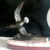 Art Deco bird night light lamp