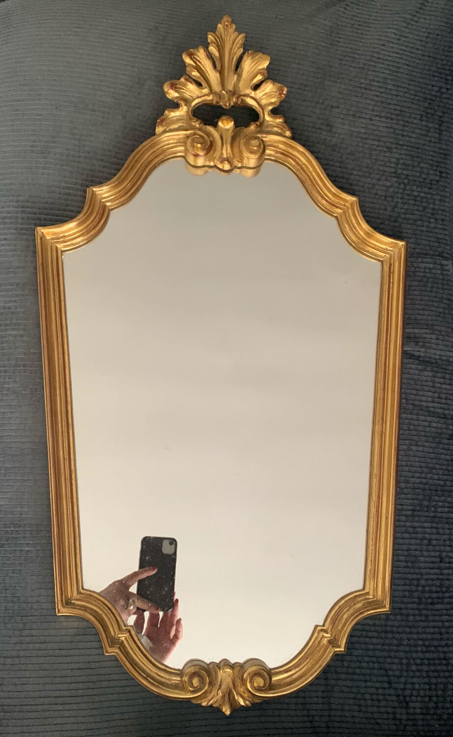 Large mirror gilded frame