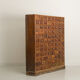 Trade cabinet with 96 drawers