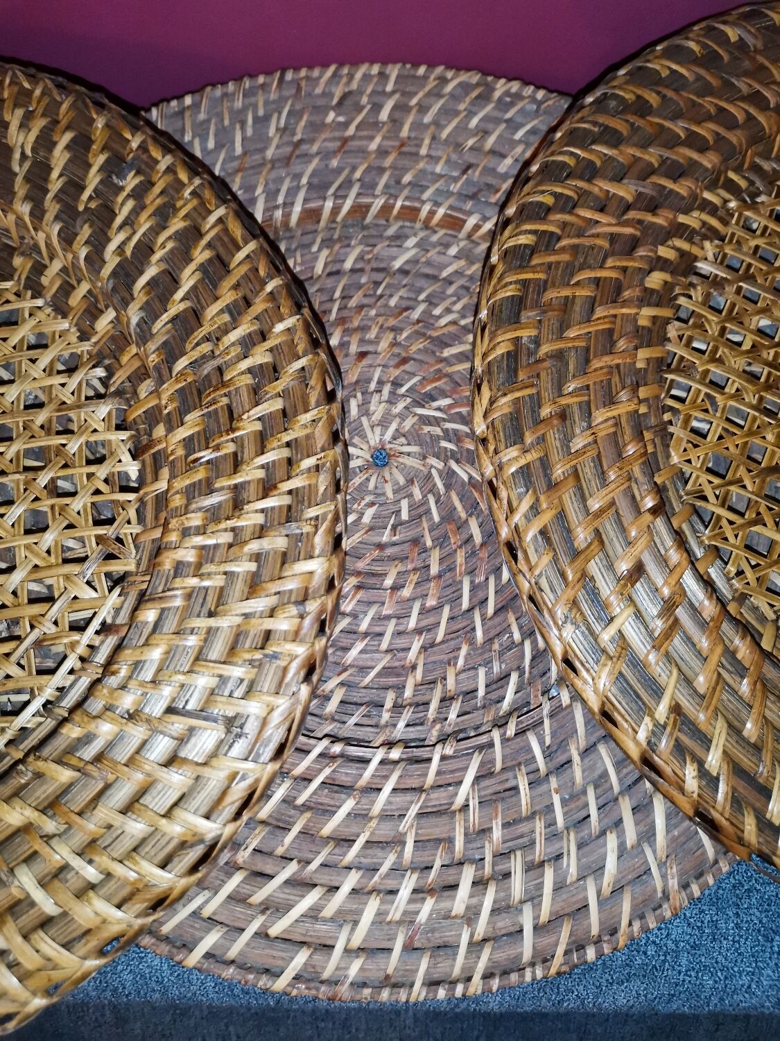 Rattan underplate