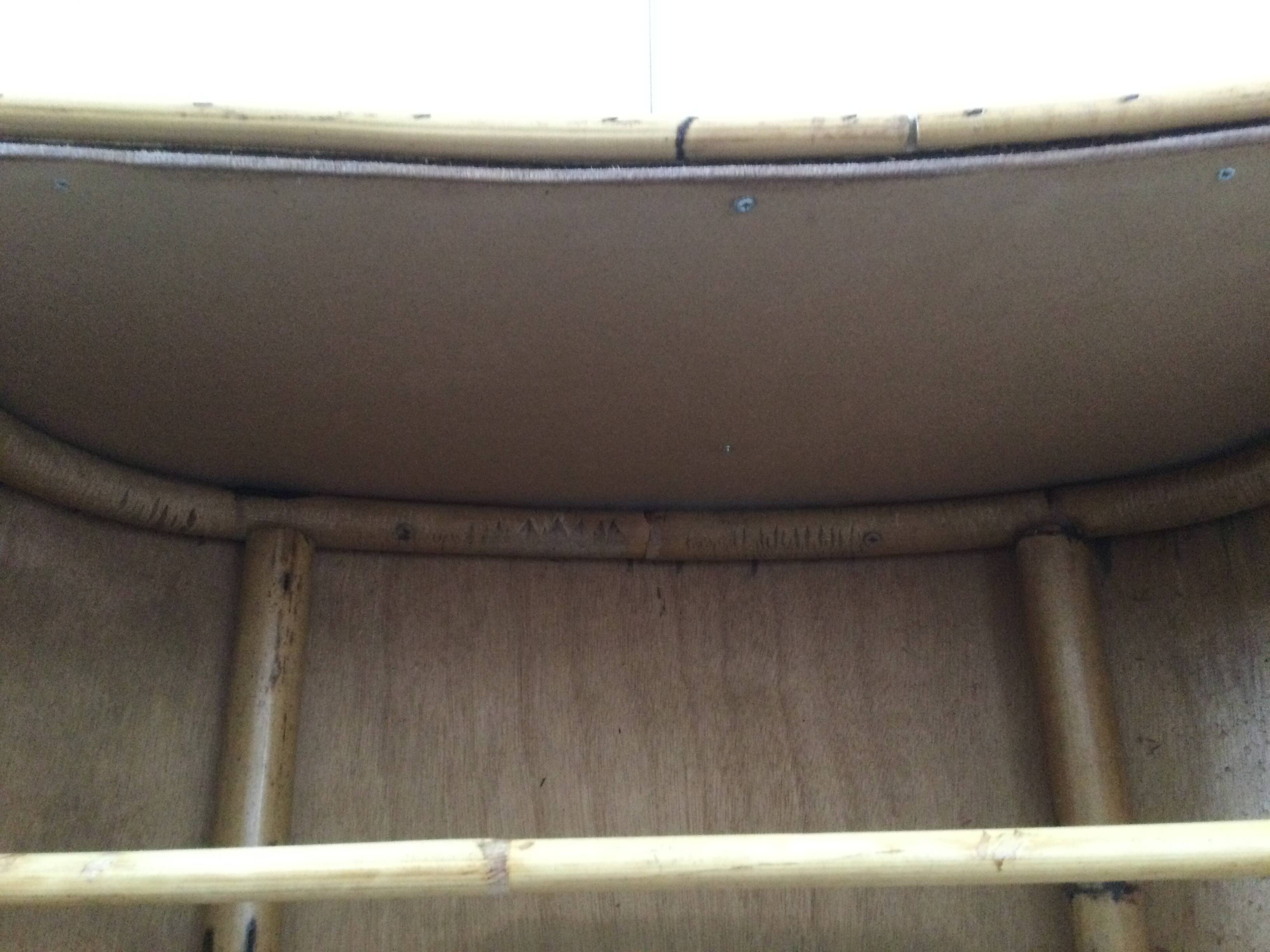 Vintage bamboo/rattan bar circa 1960