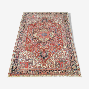 Tapis Antique Heriz couleurs naturelles