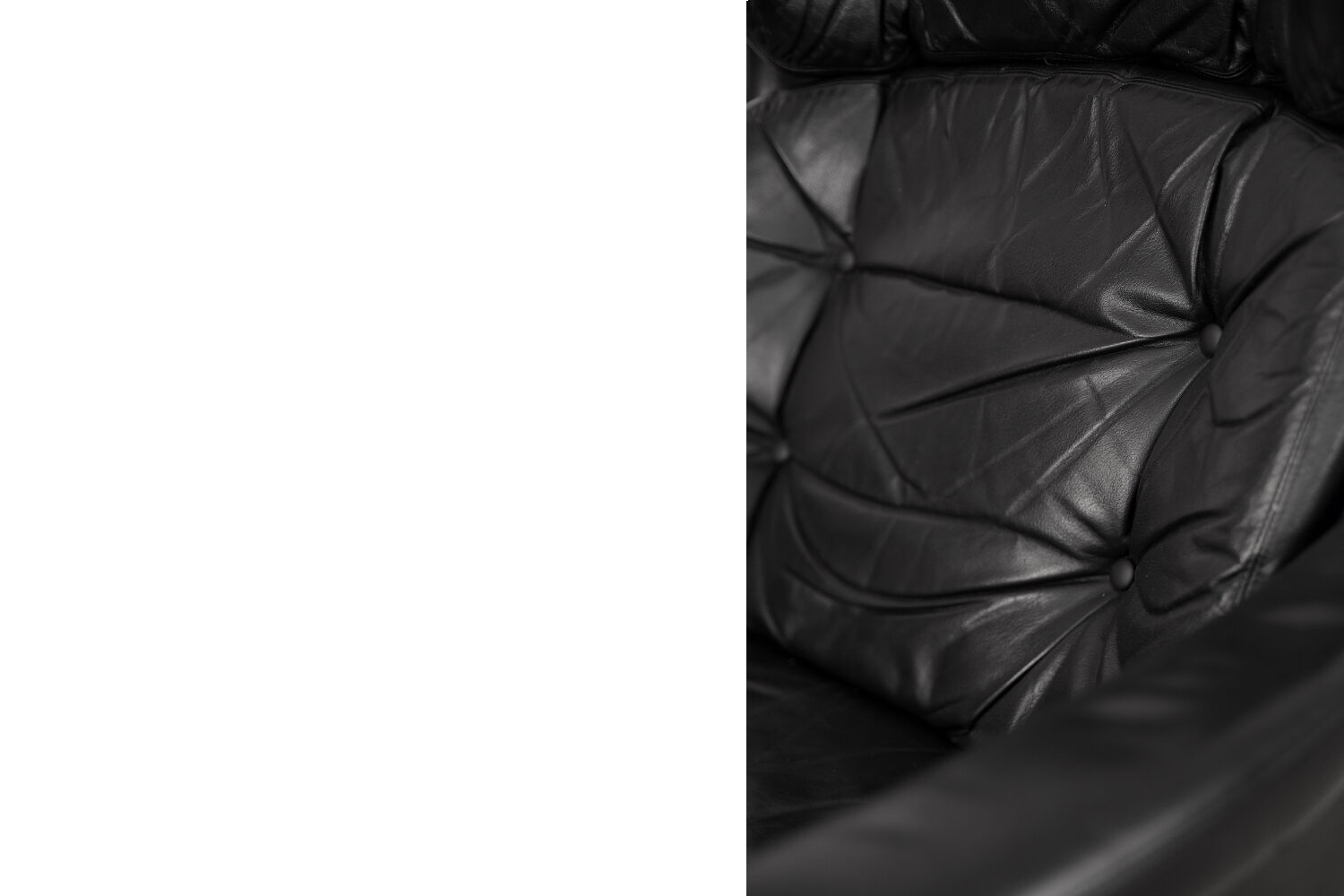 Swedish Modernist Leather Swivel Lounge Chair from Selig Imperial, 1970s