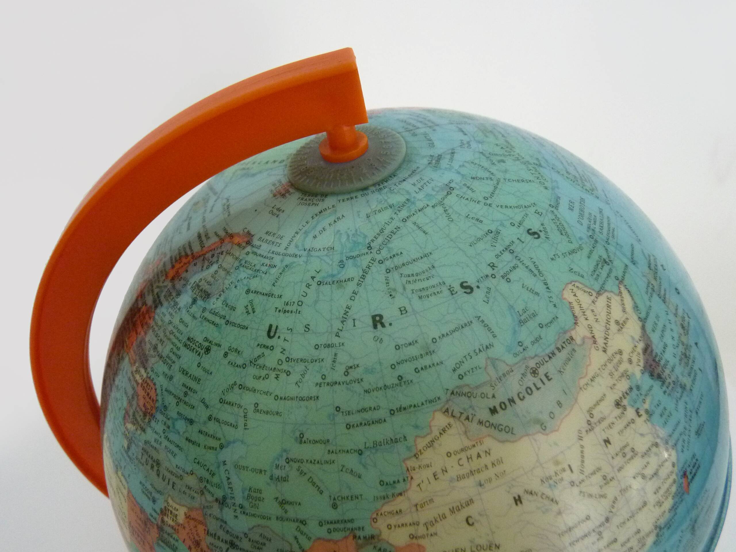 Globe terrestrial map world Editions Rico Florence Year 70