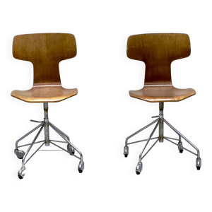 Set de 2 chaises pivotantes - arne