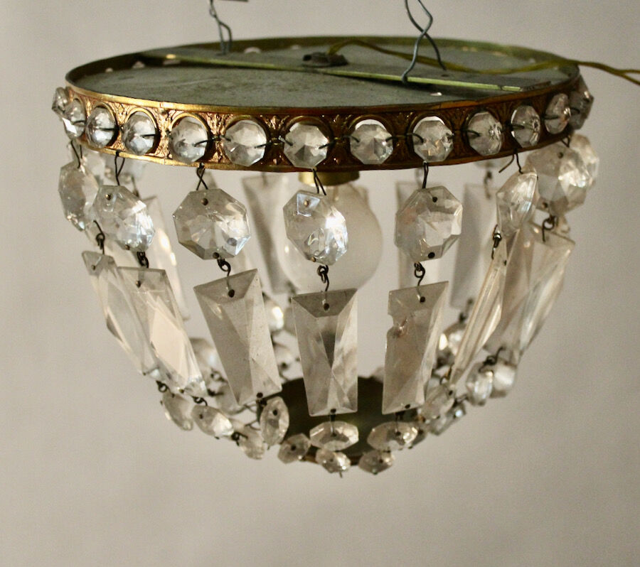 Mongolian ceiling light with stamps