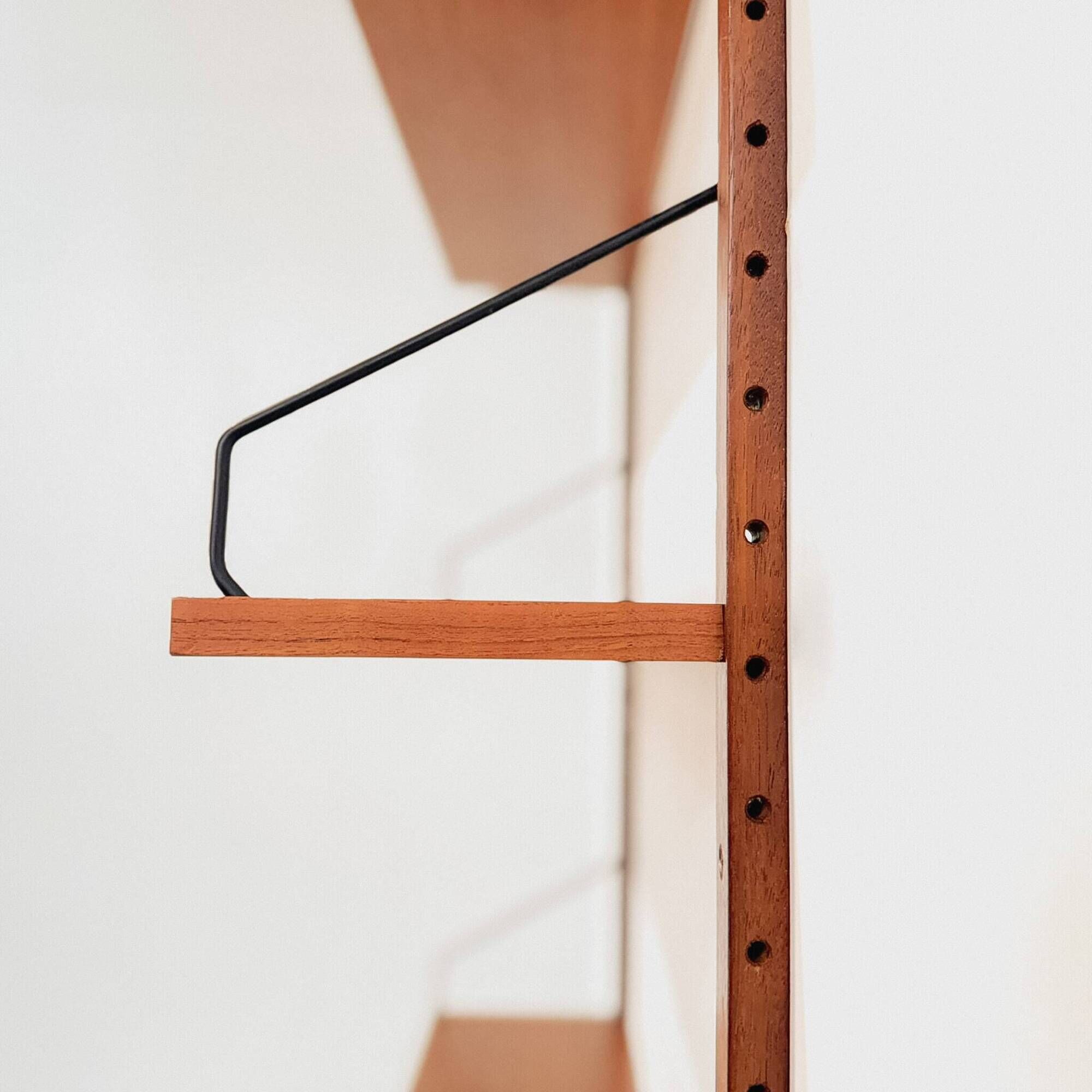 Poul Cadovius one bay teak Wall unit