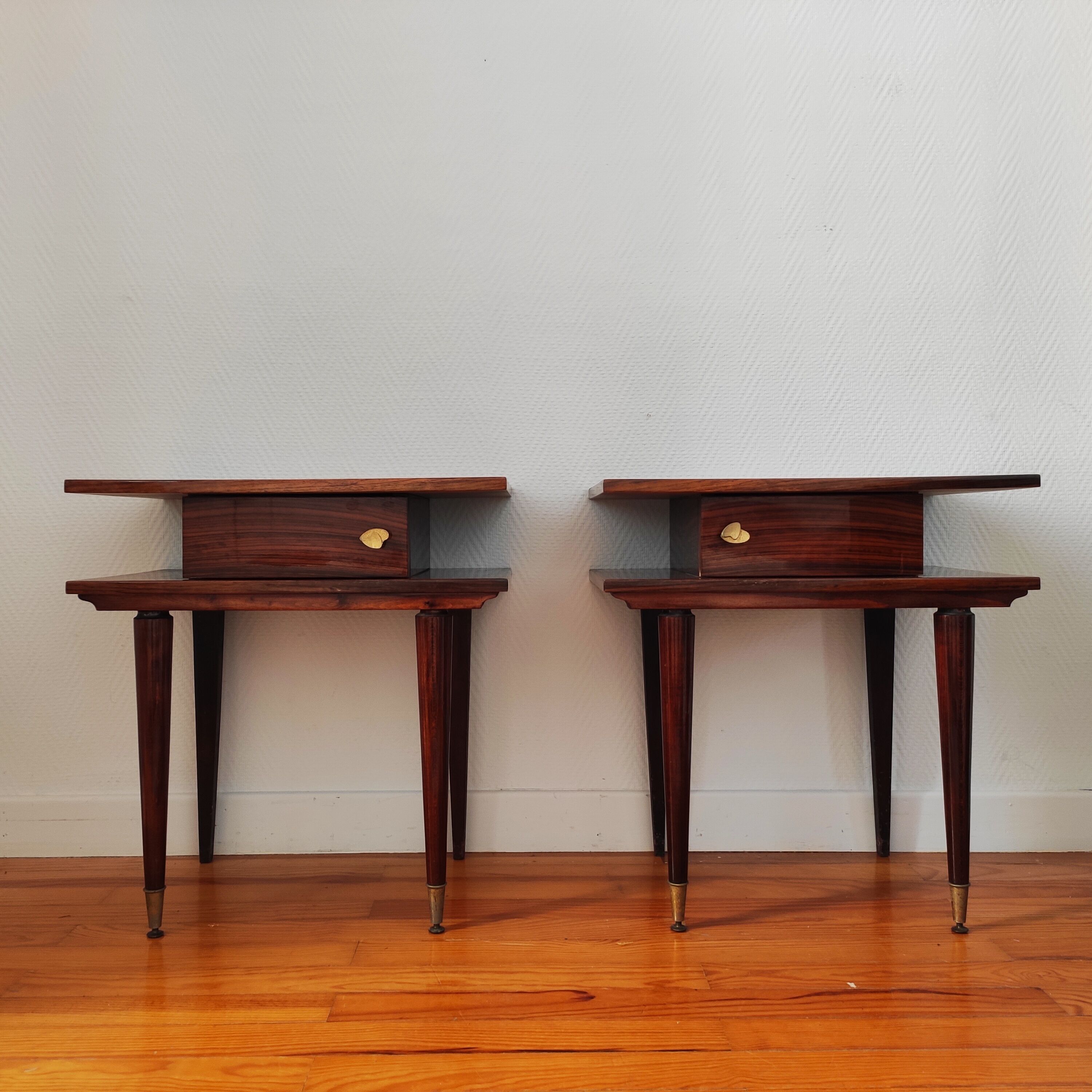 Pair of vintage bedside tables