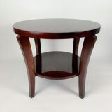 Glazed wooden coffee table in Art Deco style
