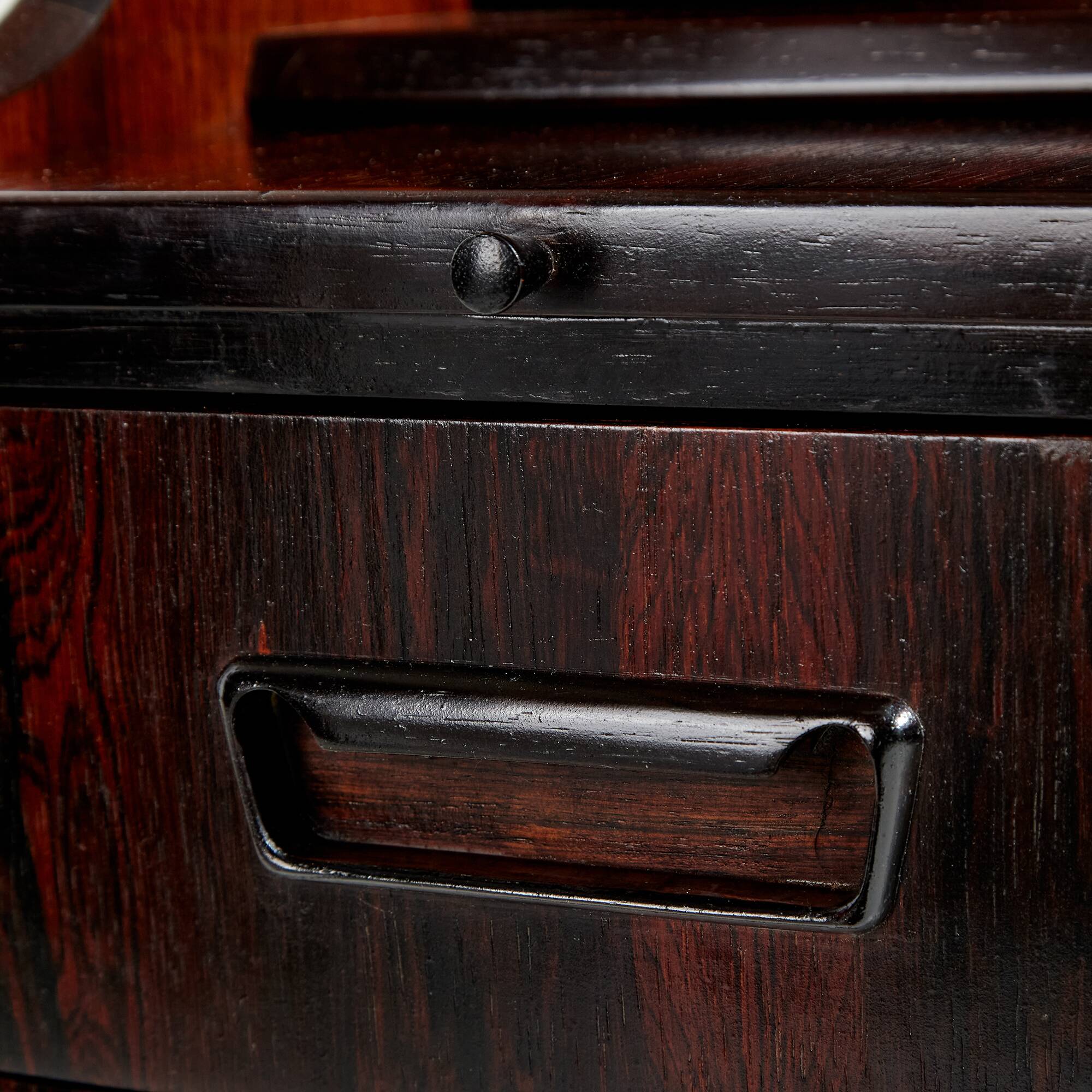 Bureau en palissandre restauré par arne wahl iversen pour vinde møbelfabrik