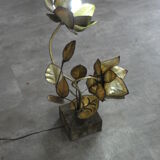 Lampe fleurs vintage