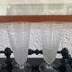 Lot de 4 verres anciens gravés Art Déco