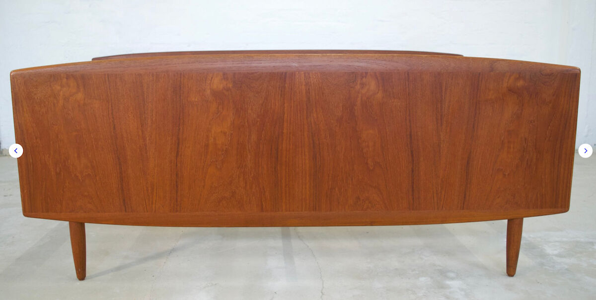 Lit double en teck danois par Melvin Mikkelsen années 1960.