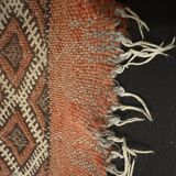 Vintage Moroccan Hanbel Rug - Handcrafted 1979 in Wool with Geometric Patterns 98x195cm