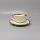 1950s Gorgeous White, Blue and Gold Tea Set/Coffee Set in Bavaria Porcelain. Made in Germany