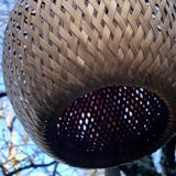 Bamboo ball pendant light