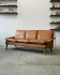 Leather sofa, Denmark, 1960s/70s, vintage, mid-century modern