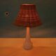 Vintage Holmegaard glass Nordic table lamp