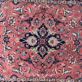 Tapis ancien persan Sarogh fait main 140x196 cm