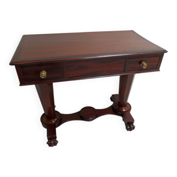 Bureau d'écriture en acajou ancien