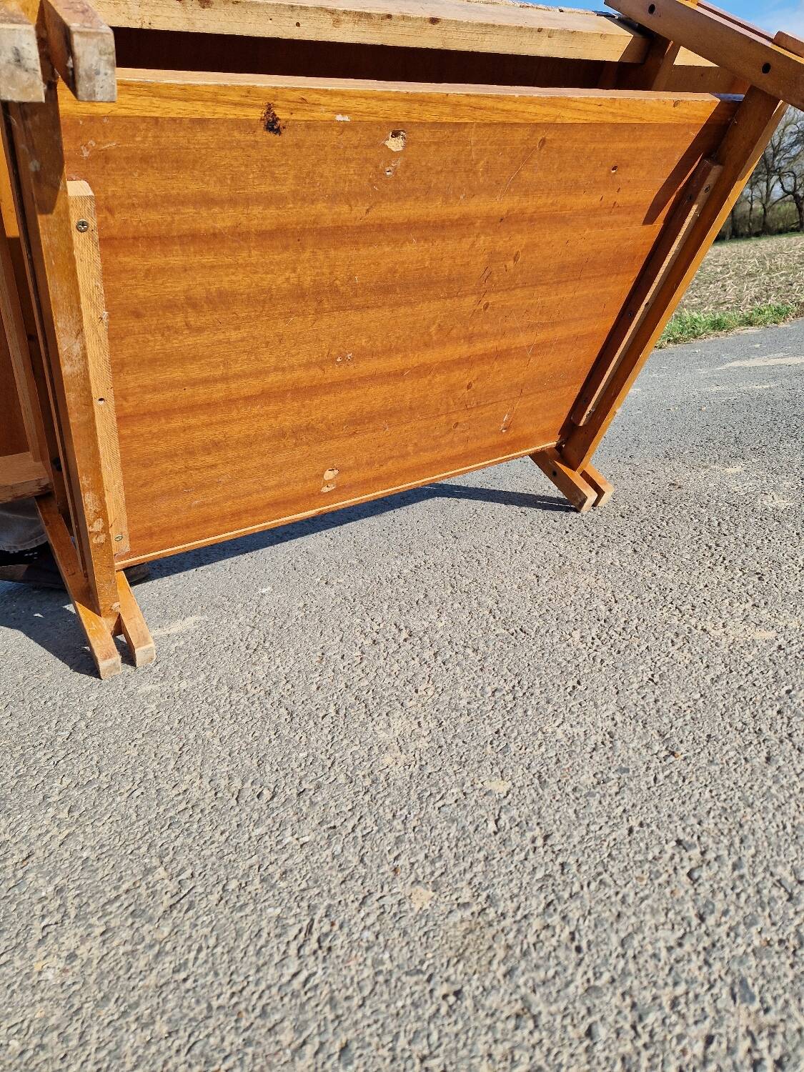 Vintage coffee table by Roger Capron, herbarium model