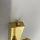Adjustable theatre wall or ceiling lamp in brass, Italy, 1950s