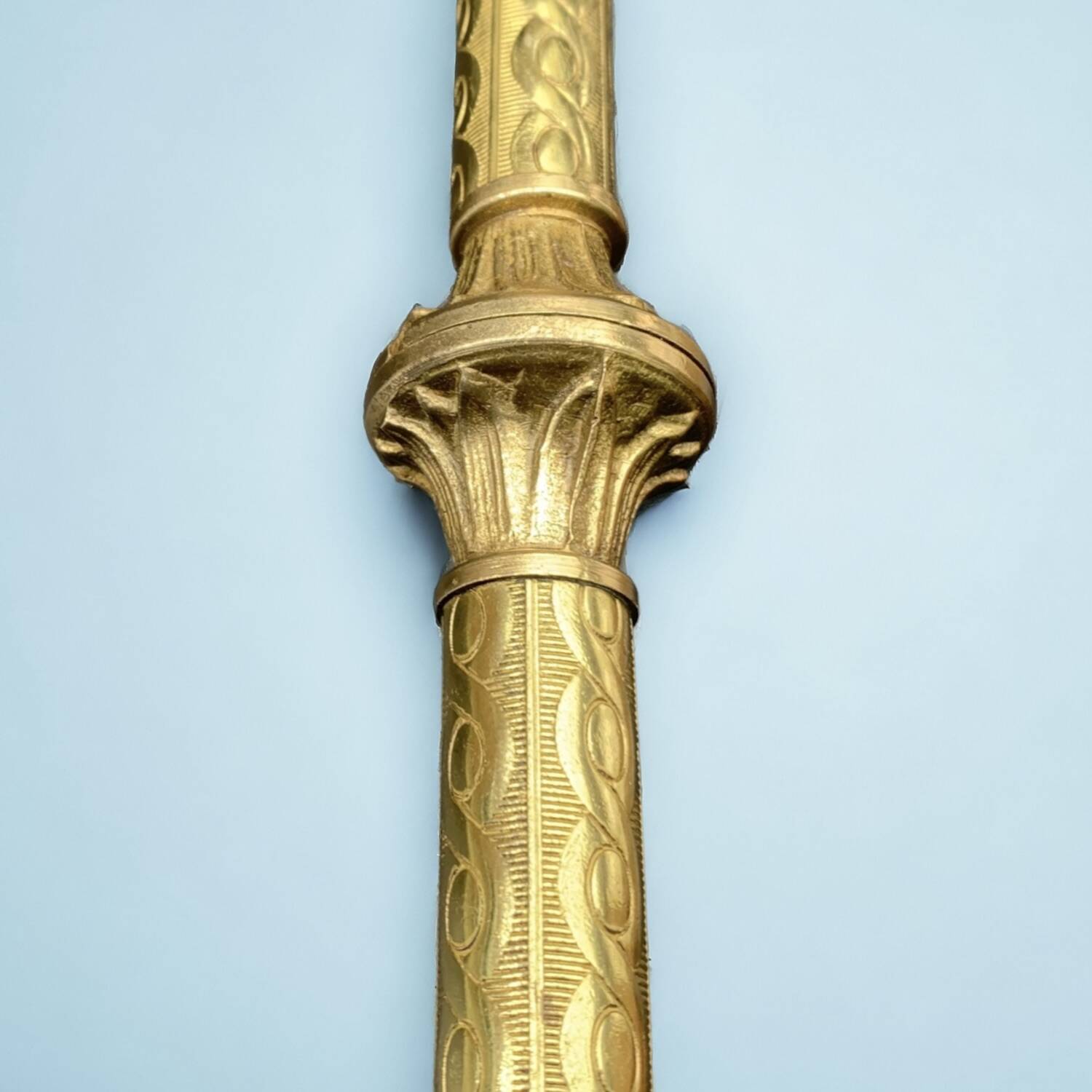 Vintage brass pedestal ashtray