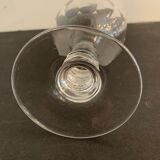 Lot of 8 old glass walking glasses of 2 different sizes