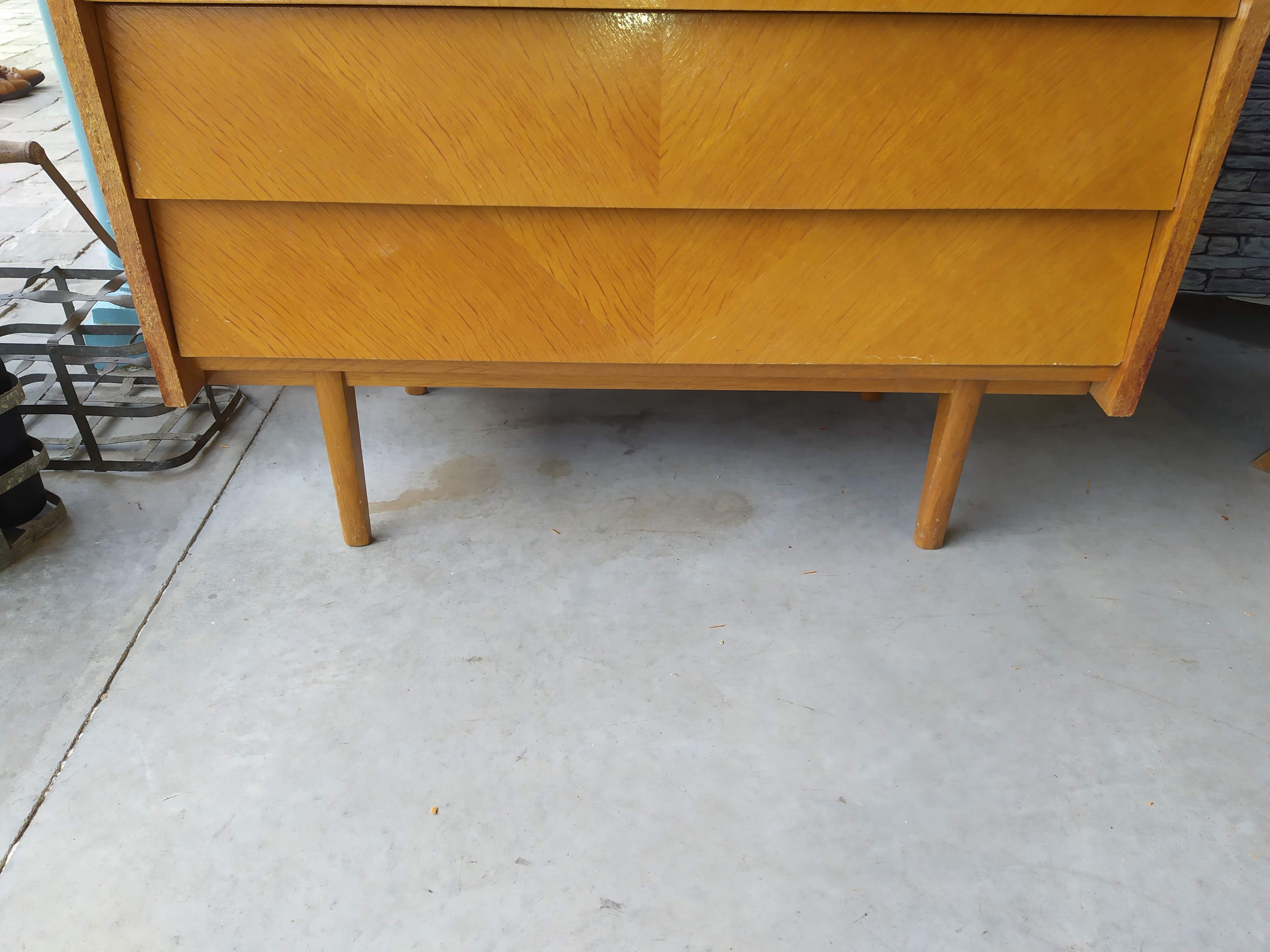 Chest of drawers foot compass vintage