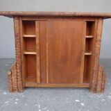 Bar style wood crude mountain cabin 1970