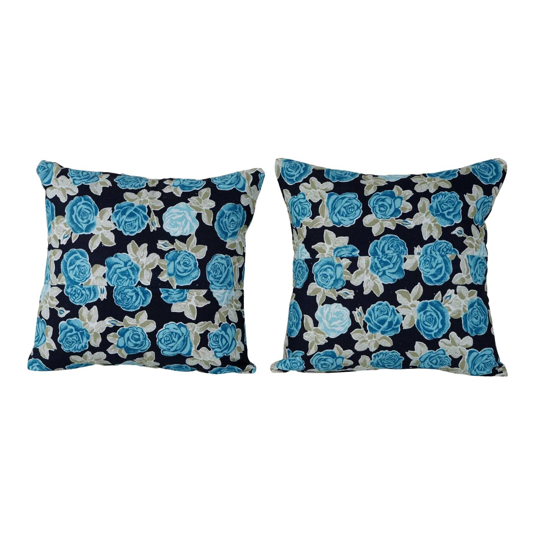 Set of 2 vintage Turkish cushion covers 41x41 cm