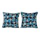 Set of 2 vintage Turkish cushion covers 41x41 cm
