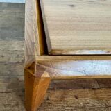 Vintage light wood coffee table from the 1960s