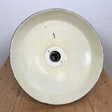Vintage green army pendant lamp, 1960s