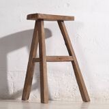 Antique wabi sabi style stool (c.1900) #6