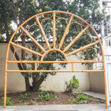 Rattan headboard