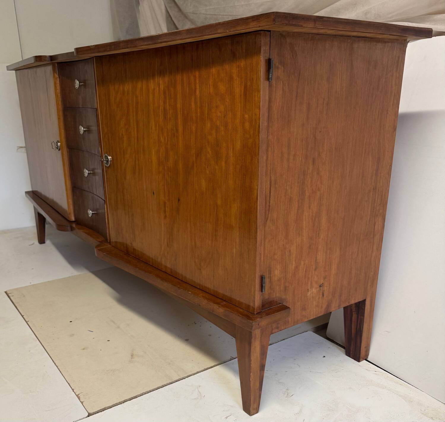 Vintage sideboard with splayed legs