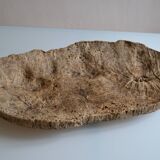 Couasse provençale plat géant en écorce de chêne liège 72 / 37 cm