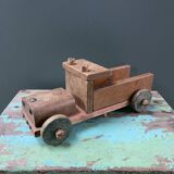 Jouet camion en bois années 30