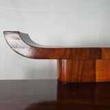 Art deco dining room sideboard in briar with upstand, 1940s