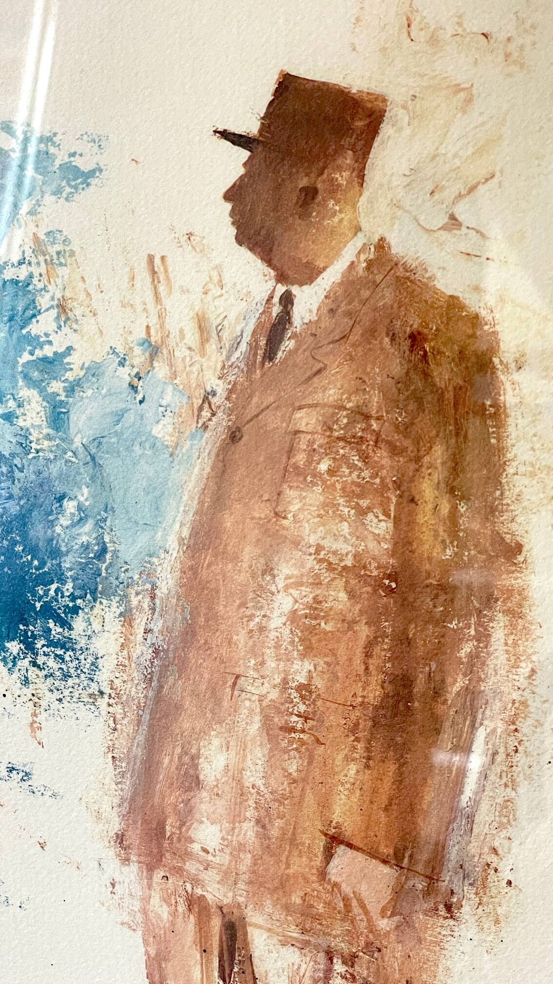 Illustration on vintage paper