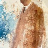 Illustration on vintage paper